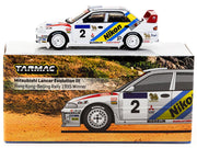 Mitsubishi Lancer Evolution III #2 Kenneth Eriksson - Staffan Parmander Winner "Hong Kong-Beijing Rally" (1995) "Global64" Series 1/64 Diecast Model by Tarmac Works image 3