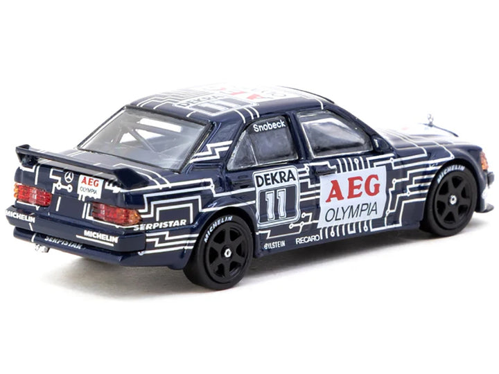 Mercedes-Benz 190 E 2.5-16 EVO 1 #11 Dany Snobeck "Deutsche Tourenwagen Meisterschaft (DTM)" (1989) "Global64" Series 1/64 Diecast Model by Tarmac Works image 2