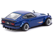 Nissan Fairlady Z S30 Widebody RHD (Right Hand Drive) "Designed by Jon Sibal" Blue Metallic "Global64" Series 1/64 Diecast Model Car by Tarmac Works image 2