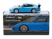 Tarmac Works Global64 Porsche 911 GT3 996 light blue 1:64 T64G-069-BL, product image 4