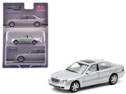 Mercedes-Benz S-Class Brilliant Silver Metallic "Global64" Series 1/64 Diecast Model by Tarmac Works image 3