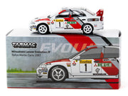 Mitsubishi Lancer Evolution IV #1 Tommi Makinen - Seppo Harjanne 3rd Place "Monte Carlo Rally" (1997) "Global64" Series 1/64 Diecast Model by Tarmac Works image 4
