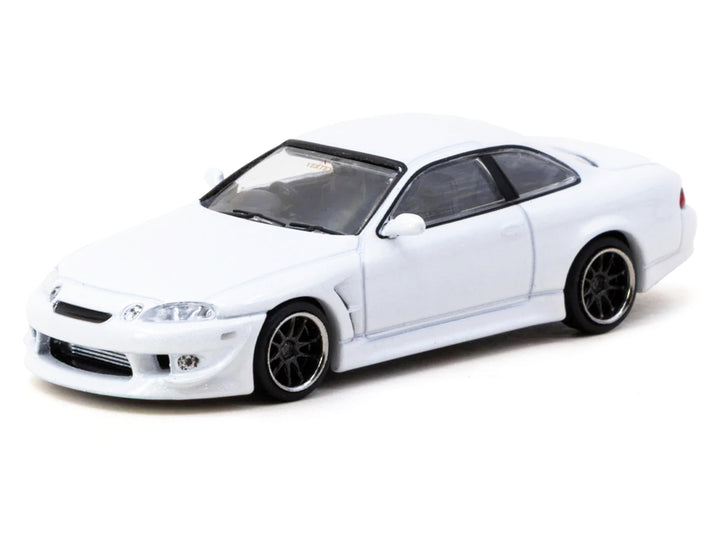 Toyota VERTEX Soarer JZZ30 RHD (Right Hand Drive) White Metallic "Global64" Series 1/64 Diecast Model Car by Tarmac Works image 2