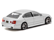 Toyota Vertex Aristo JZS161 RHD (Right Hand Drive) Silver Metallic "Global64" Series 1/64 Diecast Model Car by Tarmac Works image 3