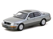 Lexus LS400 RHD (Right Hand Drive) Flint Gray Metallic "Global64" Series 1/64 Diecast Model Car by Tarmac Works image 2
