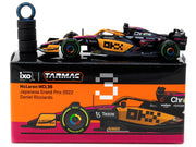 McLaren MCL36 #3 Daniel Ricciardo Formula One F1 "Japanese GP" (2022) "Global64" Series 1/64 Diecast Model Car by Tarmac Works image 2