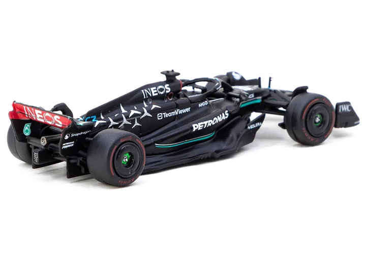 Mercedes-AMG F1 W14 E Performance #63 George Russell 3rd Place Formula One F1 "Spanish GP" (2023) "Global64" Series 1/64 Diecast Model Car by Tarmac Works image 2