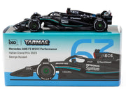 Mercedes-AMG F1 W14 E Performance #63 George Russell Formula One F1 "Italian GP" (2023) "Global64" Series 1/64 Diecast Model Car by Tarmac Works image 4
