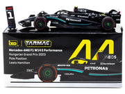 Mercedes-AMG F1 W14 E Performance #44 Lewis Hamilton Pole Position Formula One F1 "Hungarian GP" (2023) "Global64" Series 1/64 Diecast Model Car by Tarmac Works image 3