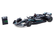 Mercedes-AMG F1 W14 E Performance #47 Mick Schumacher Formula One F1 "Spanish GP Tyre Testing" (2023) with Pit Board "Global64" Series 1/64 Diecast Model by Tarmac Works image 2