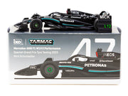 Mercedes-AMG F1 W14 E Performance #47 Mick Schumacher Formula One F1 "Spanish GP Tyre Testing" (2023) with Pit Board "Global64" Series 1/64 Diecast Model by Tarmac Works image 4