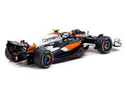 McLaren MCL60 #4 Lando Norris 2nd Place Formula One F1 "British GP" (2023) with Pitboards "Global64" Series 1/64 Diecast Model Car by Tarmac Works image 3