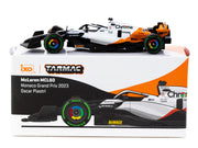 McLaren MCL60 #81 Oscar Piastri Formula One F1 "Monaco GP" (2023) "Global64" Series 1/64 Diecast Model by Tarmac Works image 4