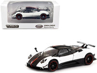 Pagani Zonda Cinque Bianco Benny White and Black "Global64" Series 1/64 Diecast Model Car by Tarmac Works image 2