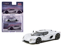 Koenigsegg CC850 Silver Metallic "Global64" Series 1/64 Diecast Model by Tarmac Works image 2