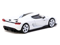 Koenigsegg CC850 White with Tarmac Cards "Global64" Series 1/64 Diecast Model by Tarmac Works image 2