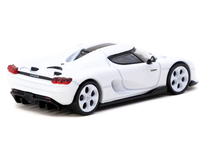 Koenigsegg CC850 White with Tarmac Cards "Global64" Series 1/64 Diecast Model by Tarmac Works image 2
