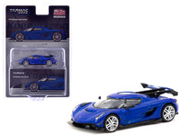 Koenigsegg Jesko Attack Blue Metallic "Global64" Series 1/64 Diecast Model by Tarmac Works image 3