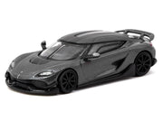 Koenigsegg Gemera Dark Gray Metallic "Global64" Series 1/64 Diecast Model Car by Tarmac Works image 2