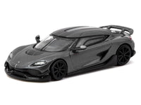 Koenigsegg Gemera Dark Gray Metallic "Global64" Series 1/64 Diecast Model Car by Tarmac Works image 2