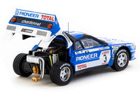 Lancia 037 Rally #3 Jean-Claude Andruet - Francoise Sappey 2nd Place "Ypres 24 Hours Rally" (1983) "Hobby64+" Series 1/64 Diecast Model Car by Tarmac Works image 3