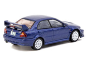 Mitsubishi Lancer Evolution VI RHD (Right Hand Drive) "Tommi Makinen Edition" Blue Metallic "Road64" Series 1/64 Diecast Model by Tarmac Works image 3