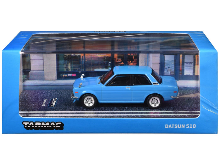 Tarmac Works Datsun 510 light blue Road64 1:64 T64R-052-LB, view 1