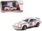 Porsche 911 Carrera RSR 2.8 #45 Erwin Kremer - Paul Keller - Clemens Schickentanz "Kremer Racing Team" GTS 3.0 Class Winner "24 Hours of Le Mans" (1973) "Collab64" Series 1/64 Diecast Model Car by Schuco & Tarmac Works