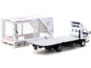 Mitsubishi Fuso Canter Mobile Display Truck RHD (Right Hand Drive) "EVA Racing" White with Graphics "Truck64" Series 1/64 Diecast Model Car by Tarmac Works image 3