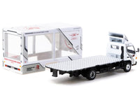 Mitsubishi Fuso Canter Mobile Display Truck RHD (Right Hand Drive) "EVA Racing" White with Graphics "Truck64" Series 1/64 Diecast Model Car by Tarmac Works image 3