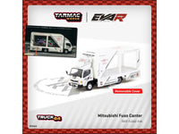 Mitsubishi Fuso Canter Mobile Display Truck RHD (Right Hand Drive) "EVA Racing" White with Graphics "Truck64" Series 1/64 Diecast Model Car by Tarmac Works image 5