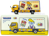 Mitsubishi Fuso Canter Mobile Ad Truck RHD (Right Hand Drive) "OG Beer" Yellow with Graphics "Truck64" Series 1/64 Diecast Model Car by Tarmac Works image 3