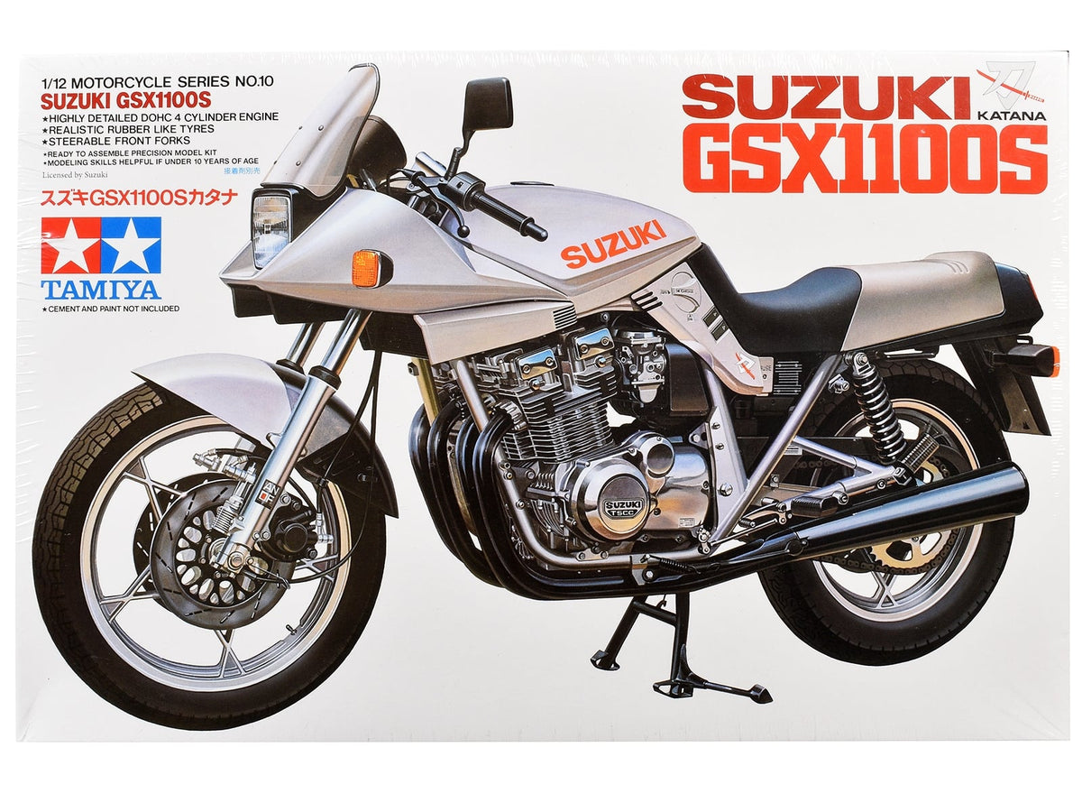 Model Kit Suzuki GSX1100S Katana Motorcycle 1/12 Scale Model by Tamiya