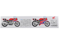 Model Kit Honda RS1000 Endurance Racer Motorcycle 1/12 Scale Model by Tamiya image 5
