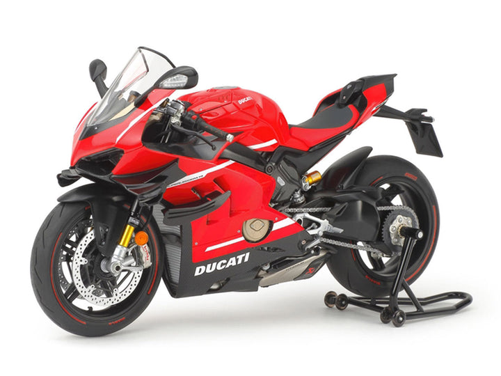 Model Kit Ducati Superleggera V4 Motorcycle 1/12 Scale Model by Tamiya image 2