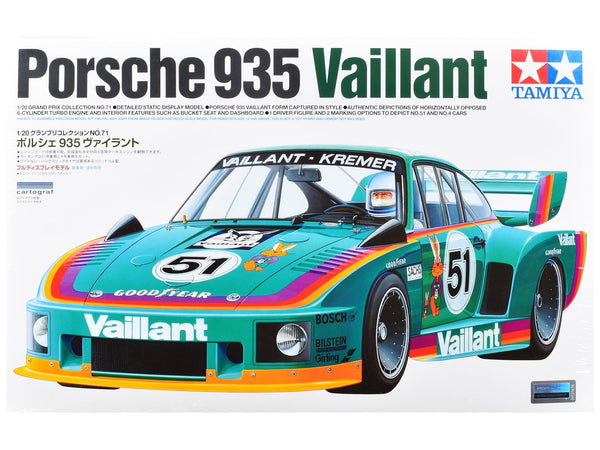 Tamiya Porsche 935 Vaillant-Kremer 1:20 scale model kit 20071