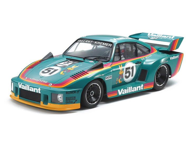 Model Kit Porsche 935 "Vaillant-Kremer" 1/24 Scale Model by Tamiya image 2