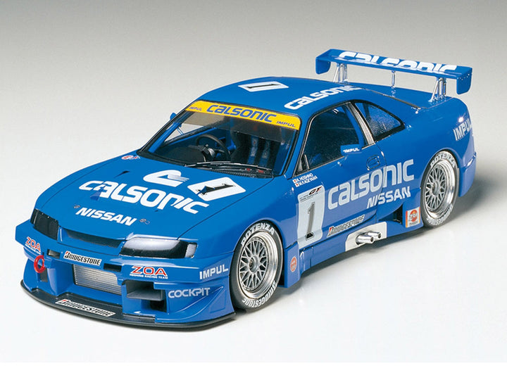 Model Kit Nissan Skyline GT-R "Calsonic" 1/24 Scale Model by Tamiya image 2