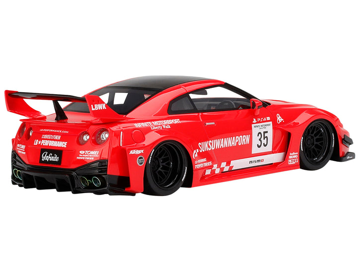 Nissan 35GT-RR Ver. 1 LB-Silhouette WORKS GT RHD (Right Hand Drive) #35 Infinite Motorsport 1/18 Model Car by Top Speed image 2