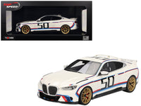 Top Speed BMW M4 3.0 CSL number 50 white blue red stripes 1:18 TS0495, product image 5