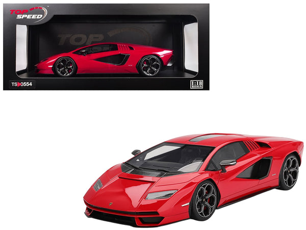 Top Speed Lamborghini Countach LPI 800-4 Rosso Mars red 1:18 TS0554, product image 1