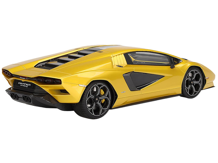 Lamborghini Countach LPI 800-4 New Giallo Orion Gold Metallic 1/18 Model Car by Top Speed image 2
