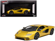 Lamborghini Countach LPI 800-4 New Giallo Orion Gold Metallic 1/18 Model Car by Top Speed image 5