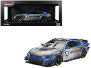 Chevrolet Camaro ZL1 #24 Jenson Button - Jimmie Johnson - Mike Rockenfeller (Post-Race Weathered Version) "Hendrick Motorsports - NASCAR Next Gen Garage 56" Innovative "24 Hours of Le Mans" (2023) 1/18 Model Car by Top S image 5