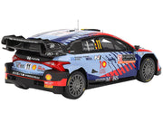 Hyundai i20 N Rally1 Hybrid #11 Thierry Neuville - Martijn Wydaeghe "Hyundai Shell Mobis WRT" Winner WRC "Monte Carlo Rally" (2024) 1/18 Model Car by Top Speed image 2
