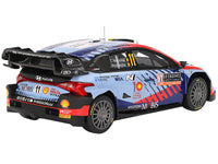 Hyundai i20 N Rally1 Hybrid #11 Thierry Neuville - Martijn Wydaeghe "Hyundai Shell Mobis WRT" Winner WRC "Monte Carlo Rally" (2024) 1/18 Model Car by Top Speed image 2
