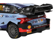 Hyundai i20 N Rally1 Hybrid #11 Thierry Neuville - Martijn Wydaeghe "Hyundai Shell Mobis WRT" Winner WRC "Monte Carlo Rally" (2024) 1/18 Model Car by Top Speed image 4