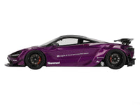 McLaren 720S "LB-Works" Purple Metallic with Black Top 1/18 Model Car by Top Speed image 3