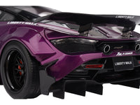McLaren 720S "LB-Works" Purple Metallic with Black Top 1/18 Model Car by Top Speed image 4