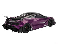 McLaren 720S "LB-Works" Purple Metallic with Black Top 1/18 Model Car by Top Speed image 5
